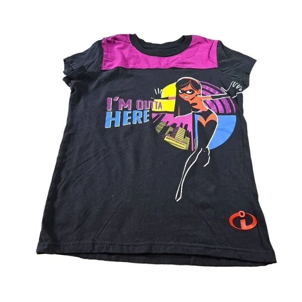 Disney Store Incredibles Violet Girls shirt XL14